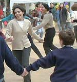 Dancing the Hora in Purim